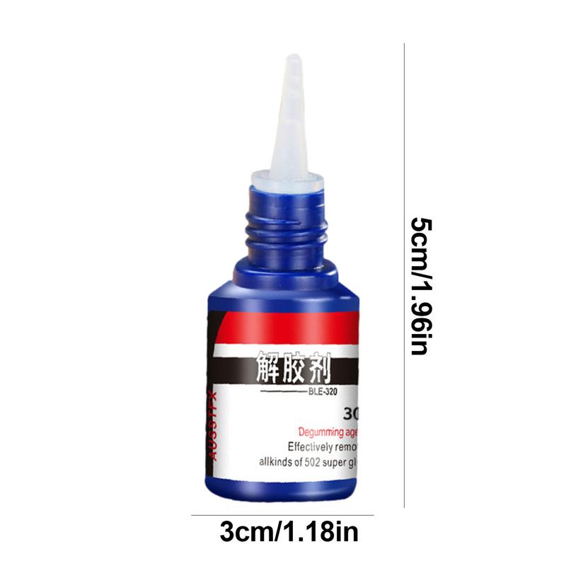 30ml Super glue Remover Cleaner Glue Adhesive Debonder Bottle Resin Liquid Glue Debonder Remover Cleaning Adhesive Liquid Tool