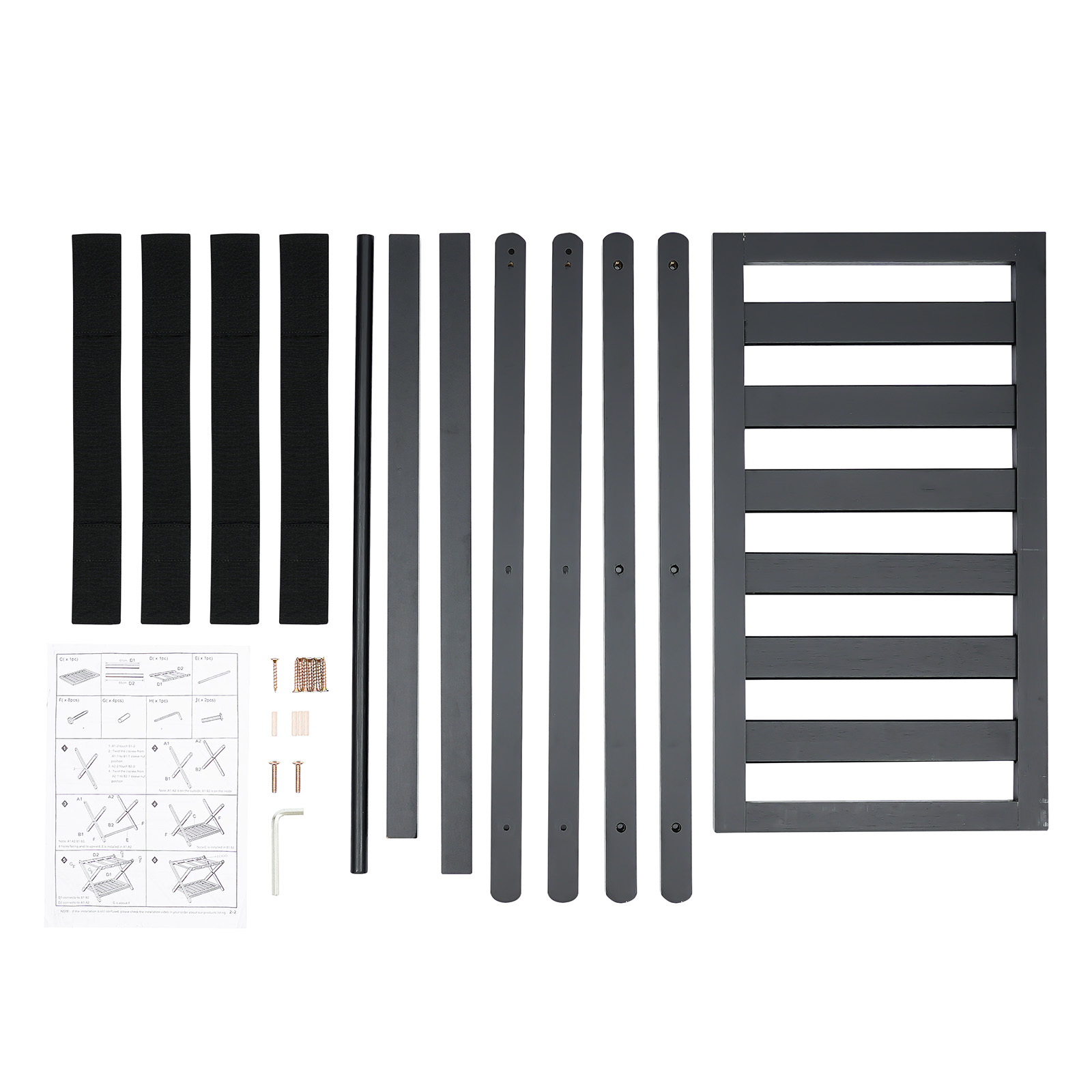 Faltbarer, platzsparender, doppels chich tiger Gepäckträger für das Schlafzimmer und das Gästezimmer