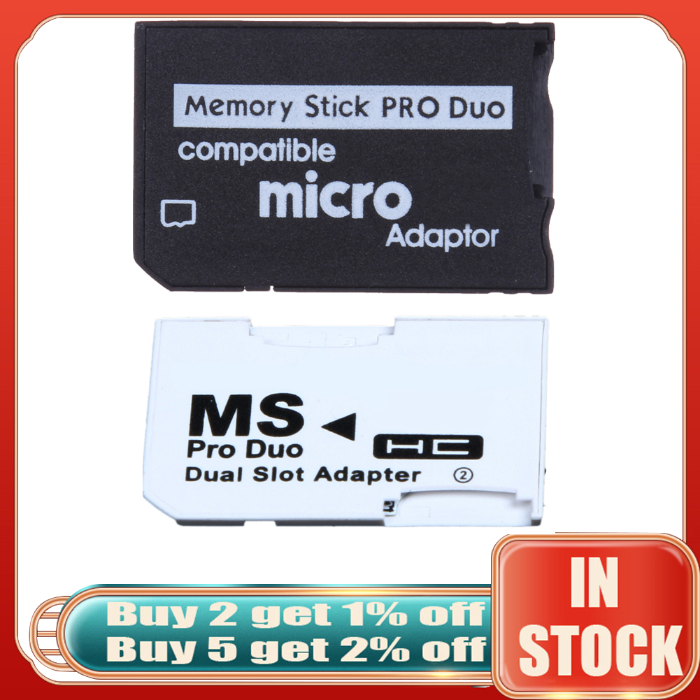 Alloet Hỗ Trợ Adapter Thẻ Nhớ Micro SD Sang Thẻ Nhớ Cho Máy PSP Micro SD 1MB-128GB memory Stick Pro Duo