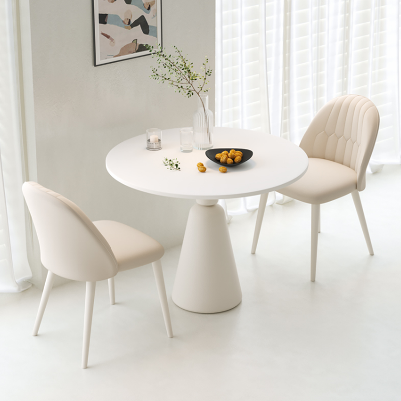 Conjunto de mesa de café nórdica, Mesa de café redonda, Mobília doméstica, Design de canto moderno, Mobília móvel