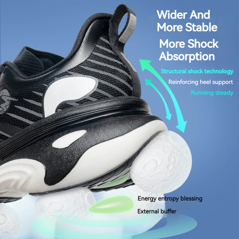 ONEMIX 2025 ใหม่Orcaรองเท้าผ้าใบใหม่Shock-absorbing Men Runningรองเท้าลื่นBreathableน้ําหนักเบาผู้หญิงรองเท้าผ้าใบกลางแจ้ง
