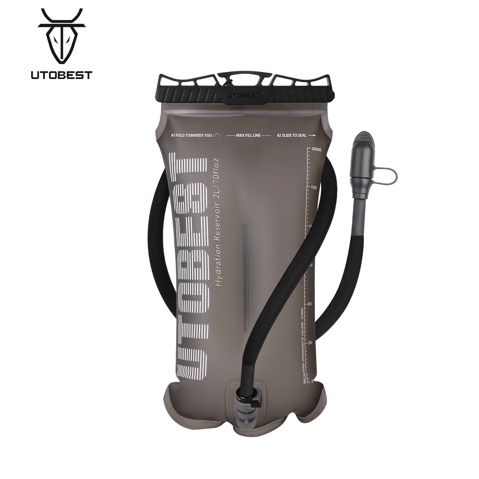 UTOBEST 1.5L/2L/3L Paquete de hidratación de vejiga de agua depósito TPU bolsa de almacenamiento de agua para acampar ciclismo correr senderismo