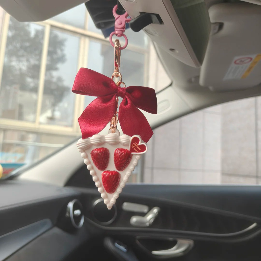 Flower Knows Solid Parfüm Erdbeer-Amoride, 3 g, veganer, langlebiger Duftbalsam-Anhänger, Reisegröße, süßes Geschenk für Frauen