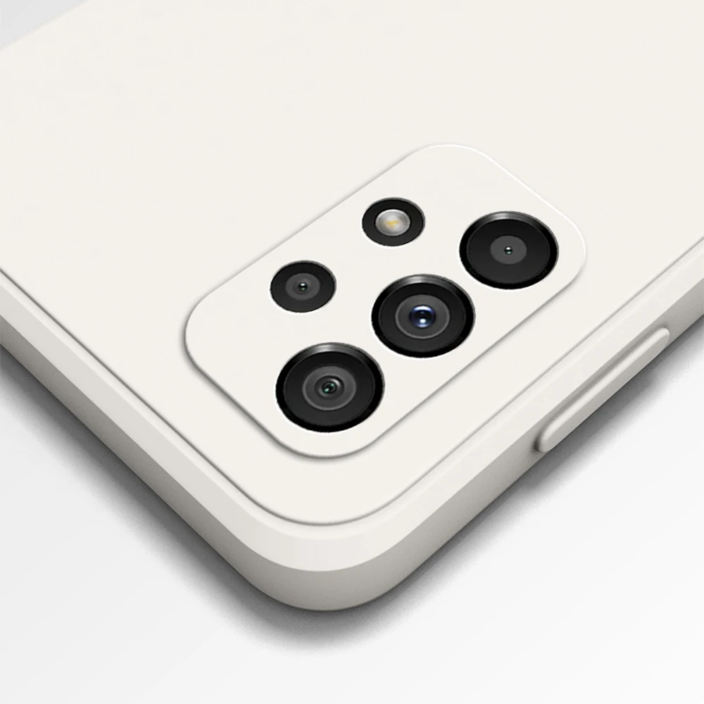 Funda 원래 전화 케이스 삼성 A13 A23 A33 A53 A73 5G 무광택 실리콘 Fundas 갤럭시 A13 4G 5G 카메라 보호 커버 케이스