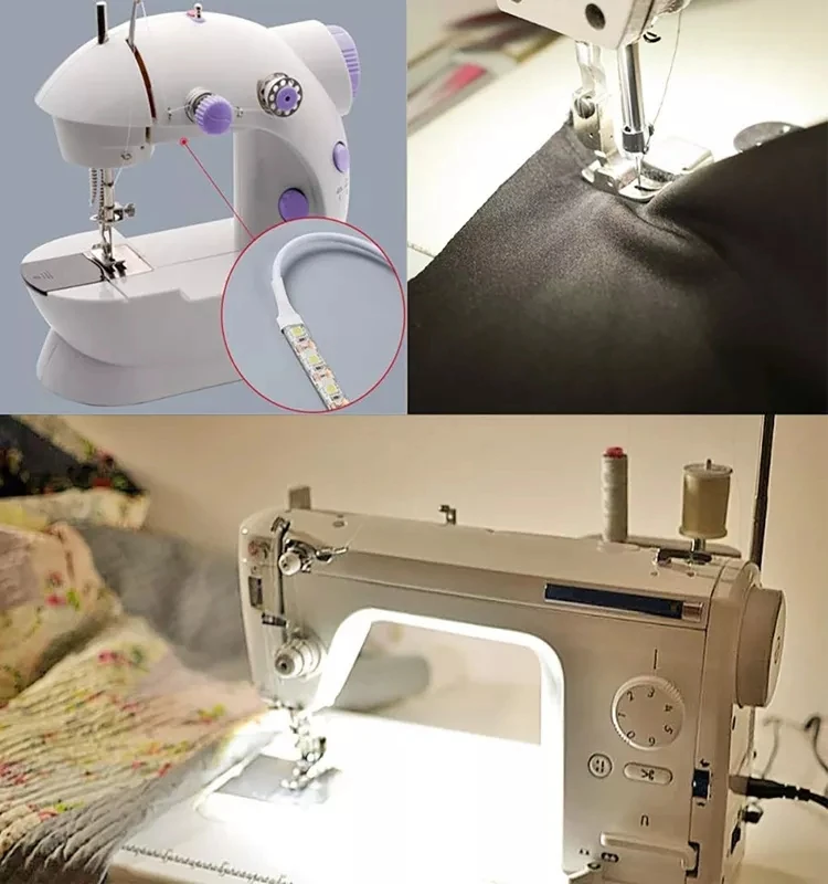 Có Thể Điều Chỉnh Độ Sáng May Quần Áo Máy Đèn LED Đa Chức Năng Làm Việc Linh Hoạt May Đèn Ánh Sáng Cho Khoan Báo Chí Máy Tiện