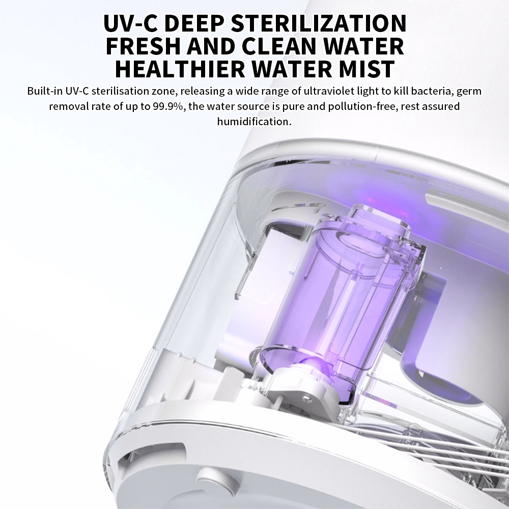XIAOMI MIJIA Smart Antibacterial Humidifier 2 For Home 4.5L UVC 99.9% Sterilization Air Humidifier Aroma Essential Oils Diffuser