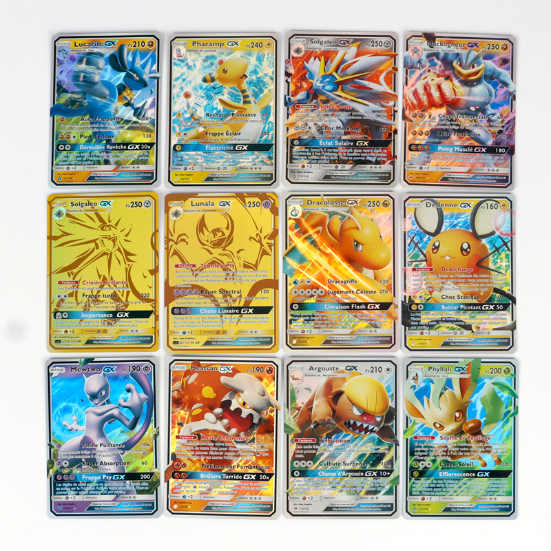60-100Pcs French Version Pokémon Card Scarlet & Violet Rare Card Titanium crystal Charizard EX GX TAG MEGA Pokemon Battle Card