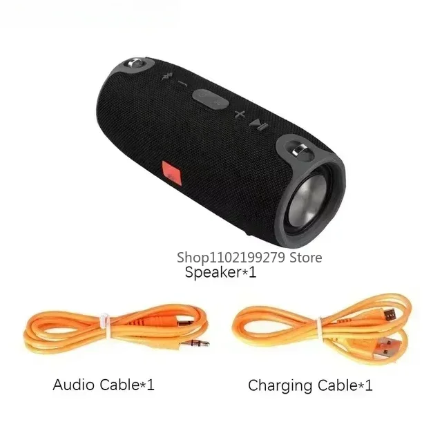 Głośnik Bluetooth TWS 3600mAh 40W Wodoodporny Przenośny Kolumna PC Basowy Odtwarzacz Muzyki Subwoofer Boombox z BT AUX TF USB