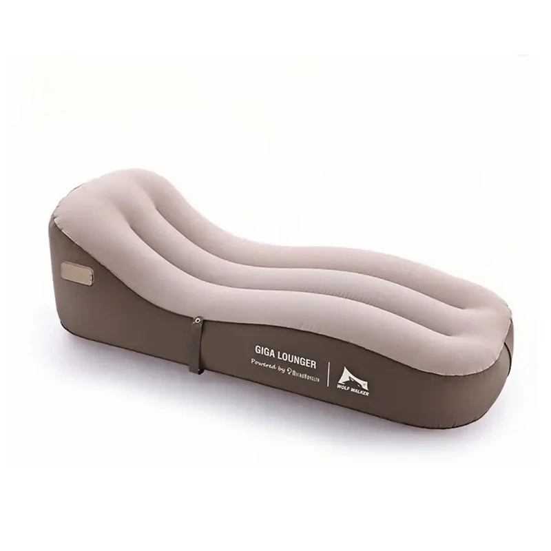 One Click Automatic Inflatable Chair, Outdoor Portable Camping Inflatable Sofa  USB Charging  Family Travel Lazy Air Cushion Bed