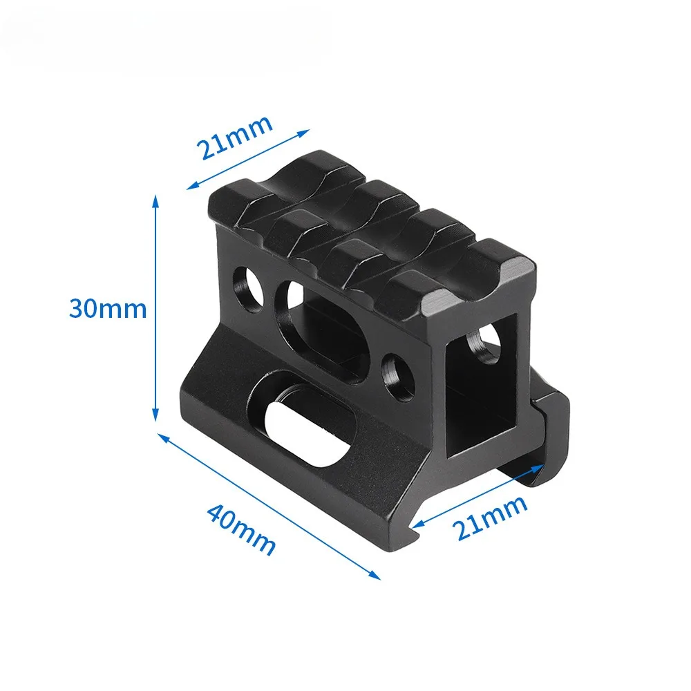 สําหรับไฟฉายเลนส์เลเซอร์ติดตั้ง HuntingRed Dot ขอบเขต Riser Rail Mount 1 นิ้วความสูงน้ําหนักเบาวงเล็บสําหรับล่าสัตว์สําหรับ Fla