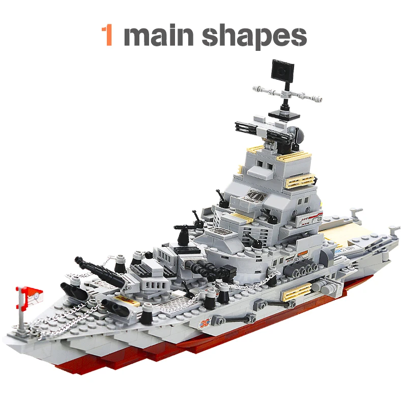 Navy War Chariot Ship Building Blocks para meninos, Modelo de avião do exército, Navios de guerra Bricks Brinquedos, Compatível com Lego Construction Set