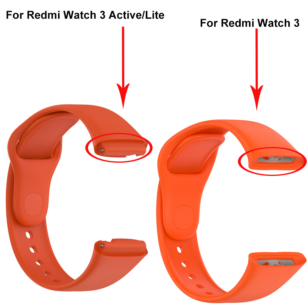 Pulseira de relógio para redmi watch 3 original smartwatch banda pulseira de silicone para xiaomi redmi3 acessórios cinto correa