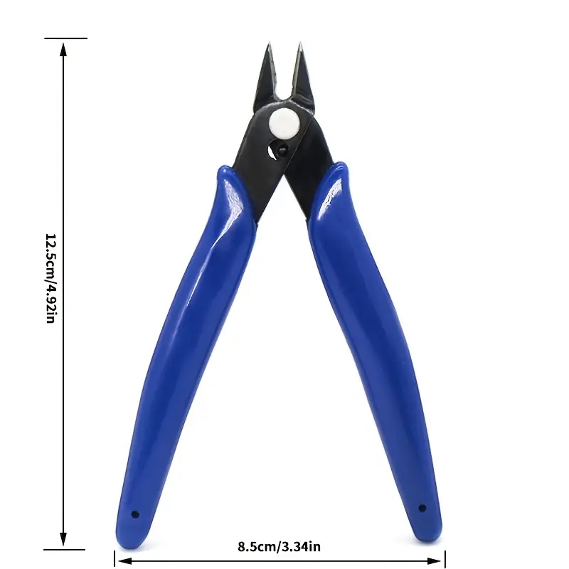 3 Stuks Diagonale Tang Carbon Staal Tang Draad Kabel Snijder Snijden Zijsnijder Platte Neus Tang Handmatige Scherpe Metalen Accessoires