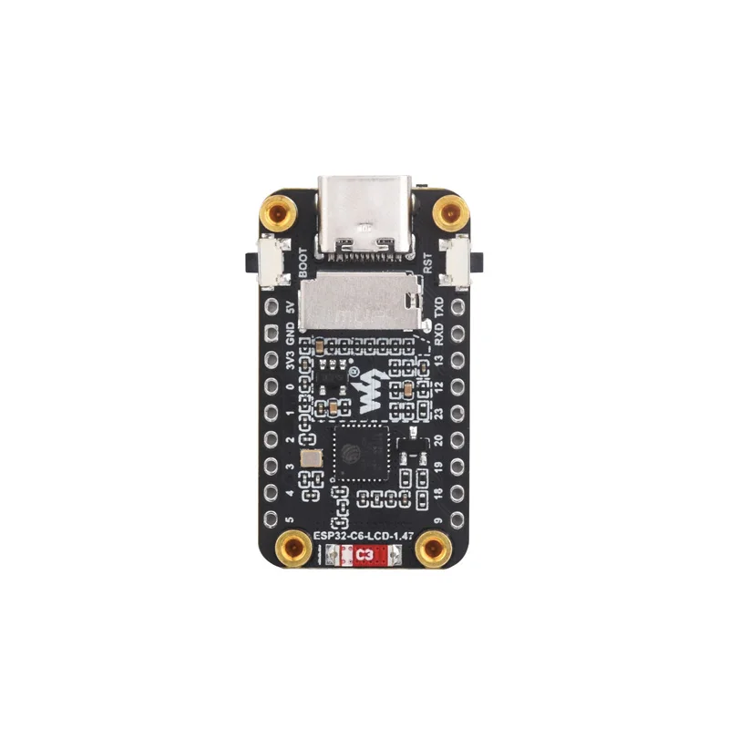 ESP32-C6 1,47-дюймовый ЖК-экран WiFi 6 и Bluetooth ESP32 C6 1,47-дюймовый дисплей Type-C Макетная плата Waveshare LCD