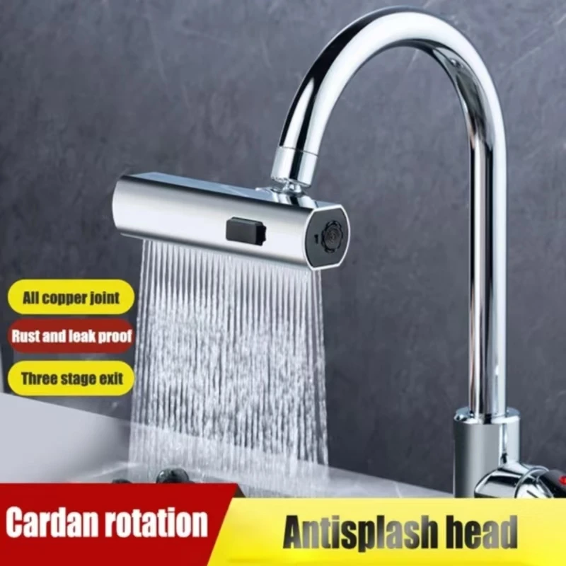 ก๊อกน้ําห้องครัวน้ําตก Stream Sprayer หัว Sprayer Filter Diffuser หัวฉีดประหยัดน้ําก๊อกน้ํา Connector Mixer Tap Accessorie