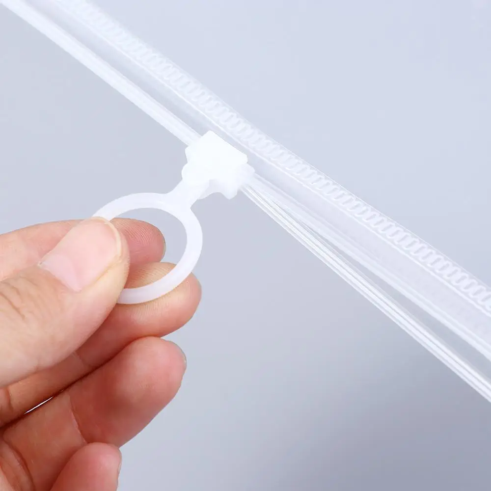 B5 A4 A5 A6 Transparent Document Bag Office File Holder School Folder Zipper Pouch Loop Pull Organizer Stationery Desk Storage