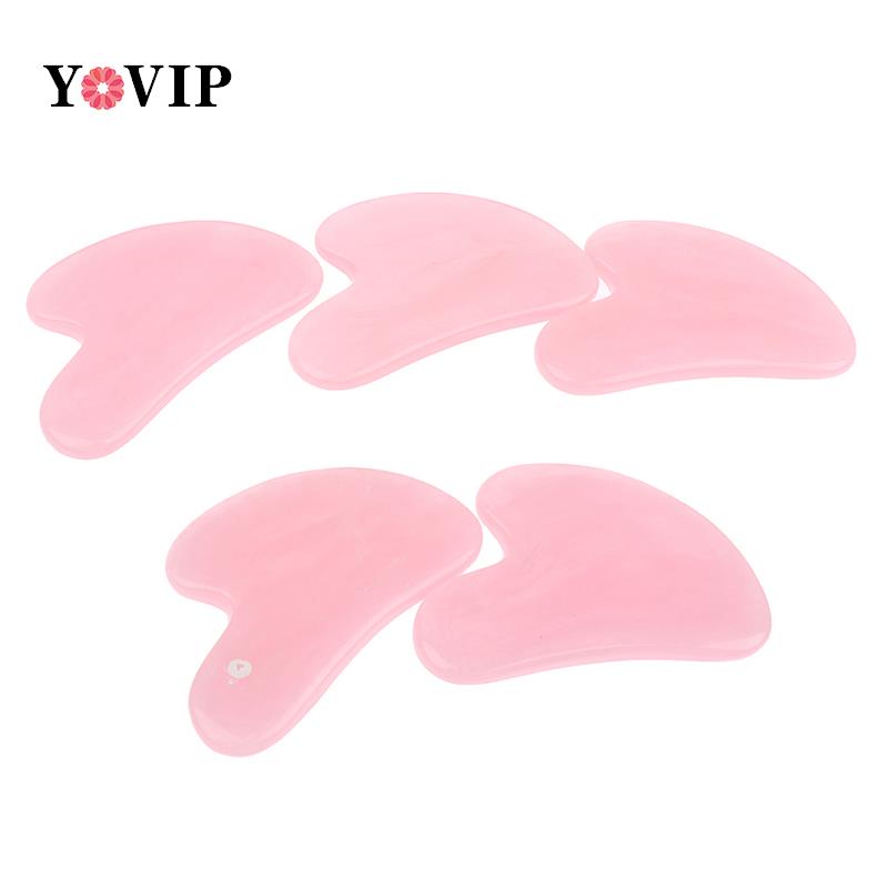 1 шт., массажный скребок для лица, акупунктура, гуаша, доска из смолы 7,8x5,4 см