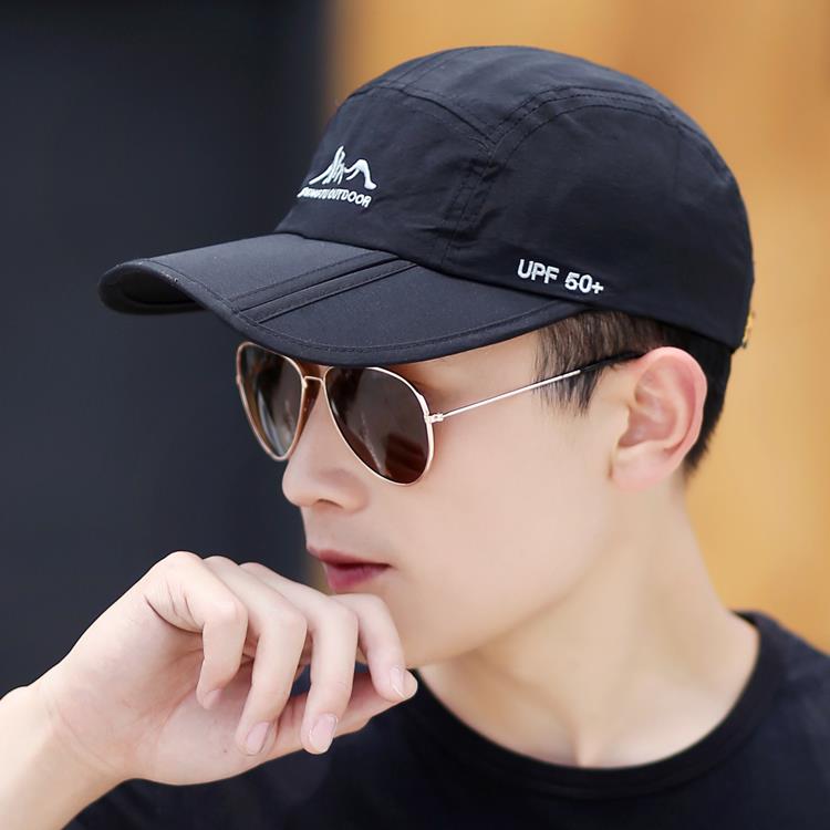 Men's Baseball Caps Summer Outdoor Sports Quick Dry Hat Sun Protection Yangyang Duckbill Cap Mountain Climbing Foldable Hats
