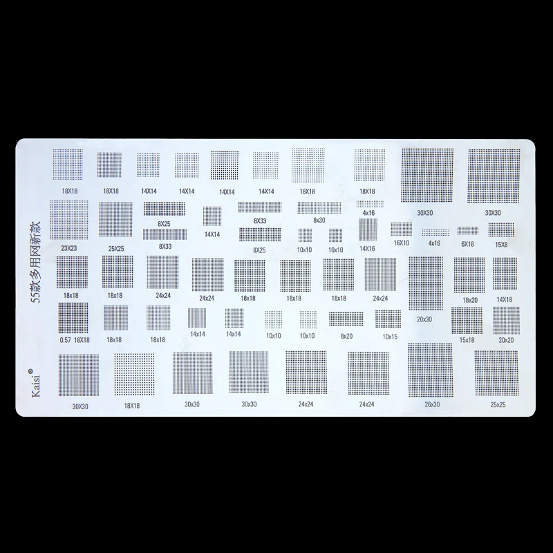 4 Đa Năng BGA Reballing Stencil Cho MTK Huawei Xiaomi MSM CPU Tối IC Công Suất Trồng Hàn Lưới