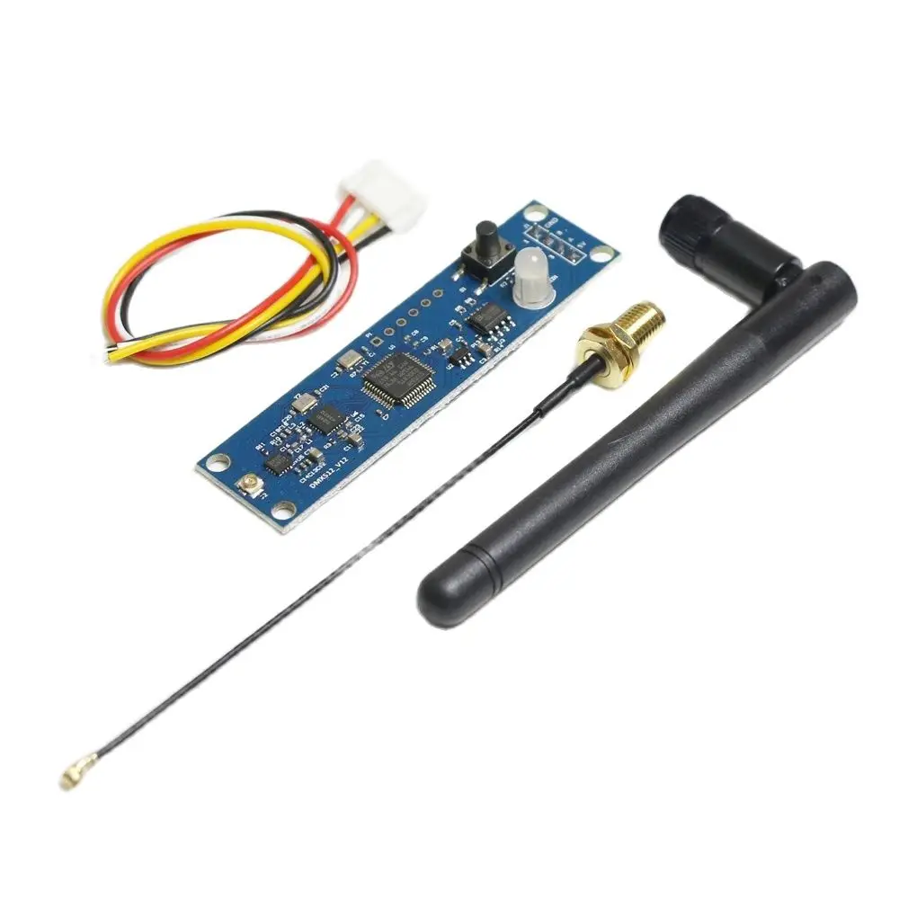 Беспроводной контроллер 2,4G ISM DMX 512, приемник PCB, передатчик для дискотеки, DJ, сценический эффект, PAR движущееся Лазерное освещение