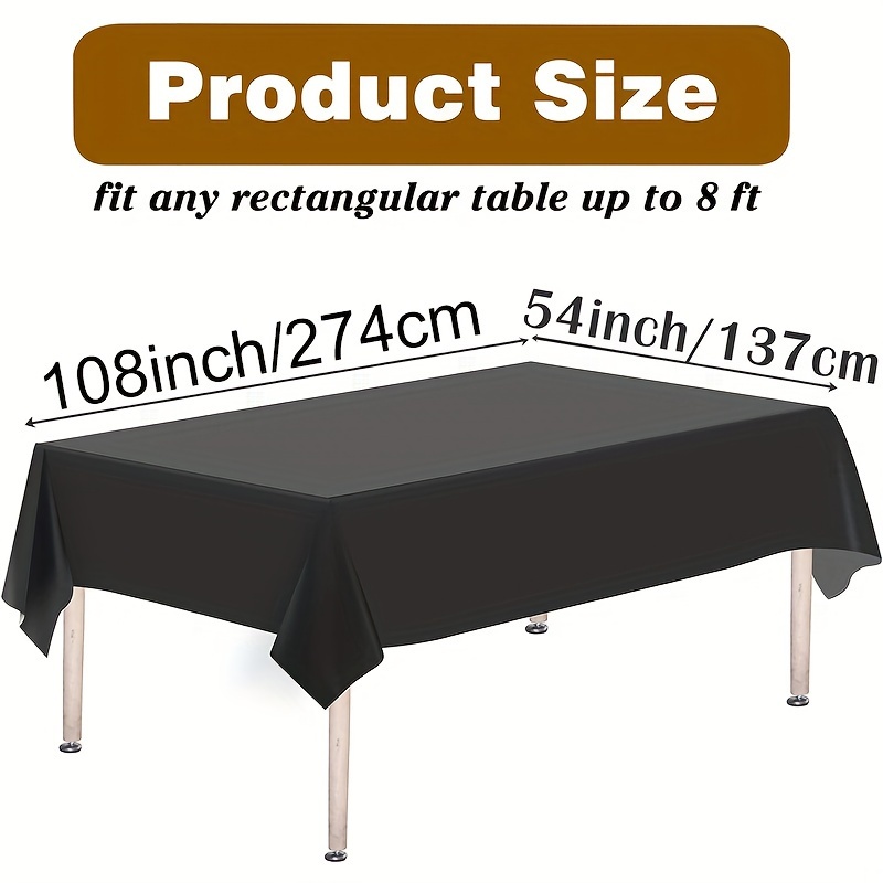 Disposable Plain Thickened Tablecloth,Solid Color Tablecloth,Party Decoration Arrangement,Table Decor,Party Decor,Holiday Decor