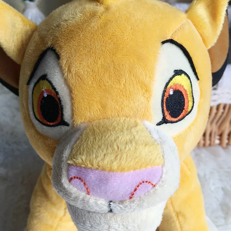 Nova venda quente disney dos desenhos animados 30cm brinquedo de pelúcia o rei leão simba 11.8 ''jovem simba macio bonito boneca meninos meninas presente aniversário