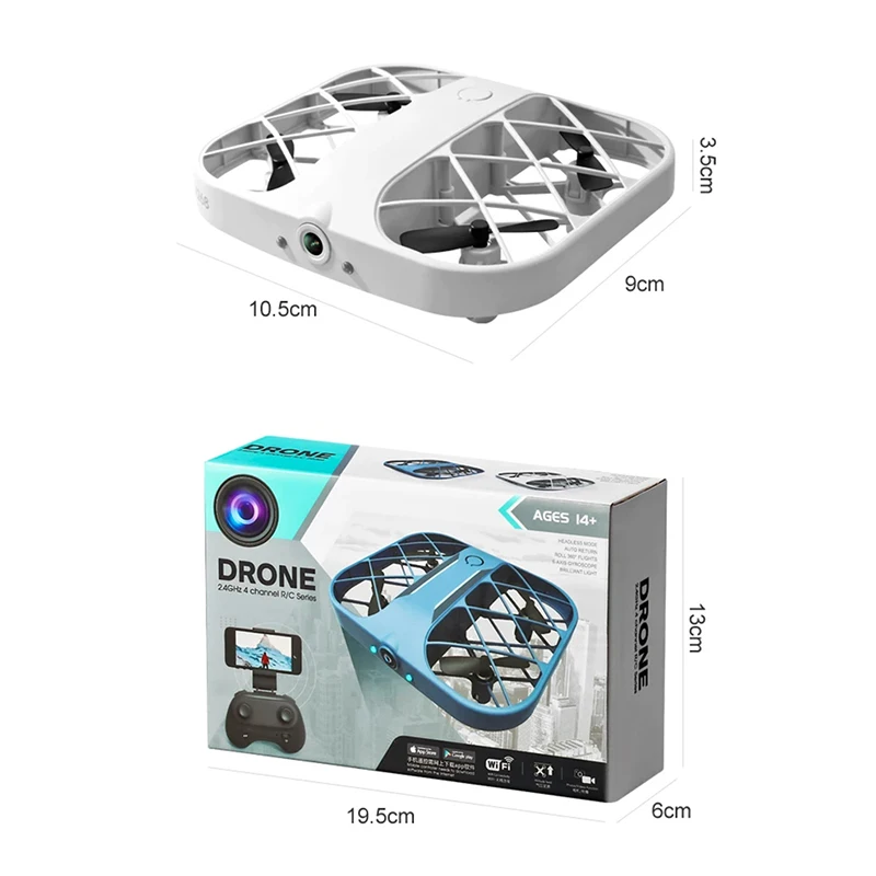 Xiaomi H107 Drone Mini Pocket Small Quadcopters Remote Control Helicopter 4K 8K With HD Camera Fpv Drones Christmas Gift For Kid