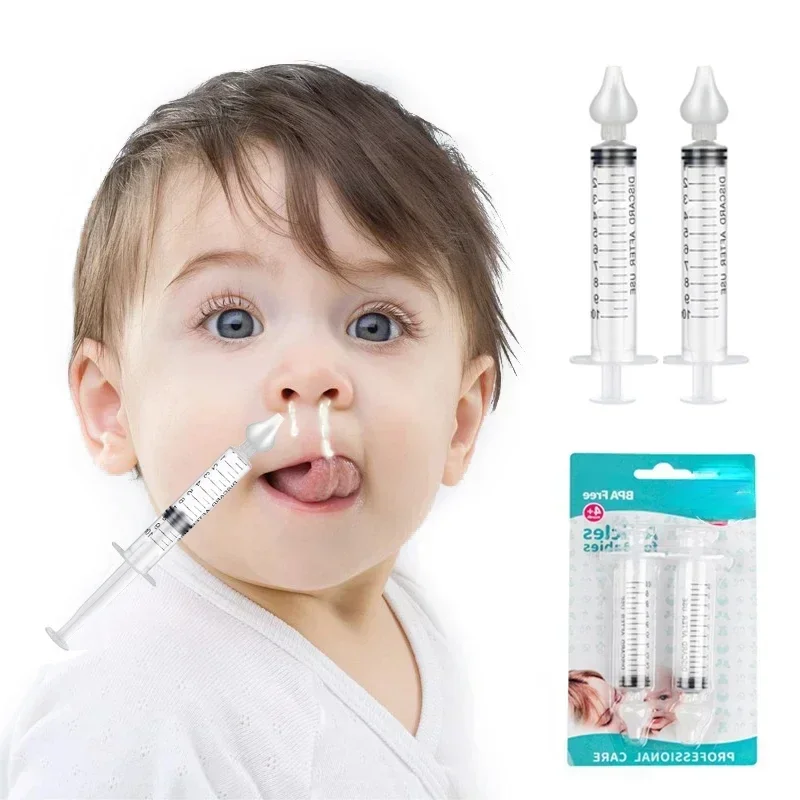 1/2Pcs เข็มเด็กเครื่องช่วยหายใจจมูกเข็มฉีดยาเด็กทําความสะอาดจมูก Rhinitis เครื่องซักผ้าจมูก Irrigator ซักผ้าจมูกเด็กสําหรับเด็ก