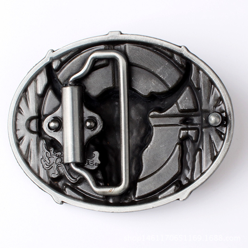 Bull Schädel Gürtel Schnalle Gürtel DIY Komponenten Westlichen Denim Heavy Metal Rock Stil Gürtel Schnalle