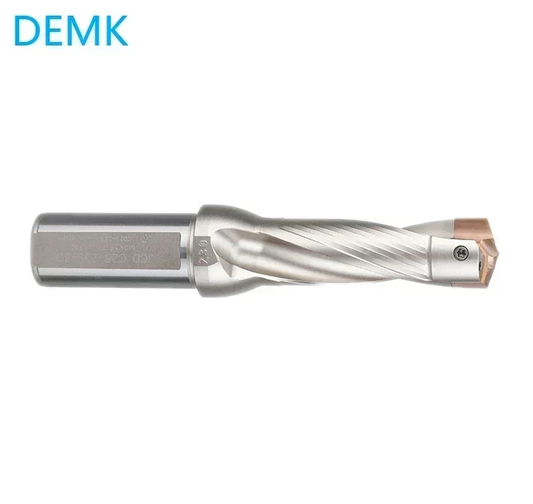 3D 5D 8D 10D internal cooling JCD Crown drill rod diameter 10-25mm for insert HCD High efficiency precision insertable U drill