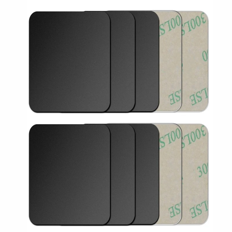 10PCS Thin Metal Plate Disk For Magnetic Car Phone Holder Iron Sheet Sticker Disk For Magnet Tablet Desk Phone Car Stand Mount