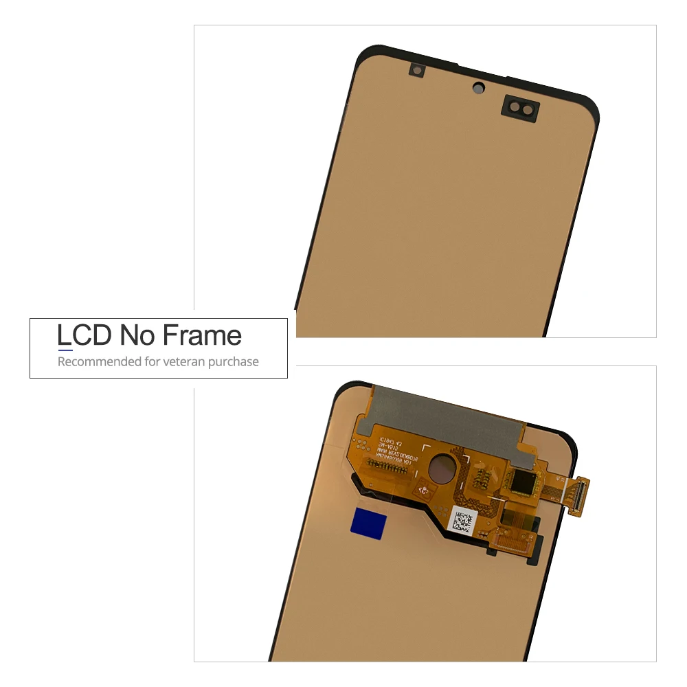 6.5 ''สำหรับ AMOLED สำหรับ Samsung A51 SM-A515FN /ds A515จอแสดงผล LCD ทัชสกรีน Digitizer พร้อมกรอบสำหรับ Samsung A51 LCD