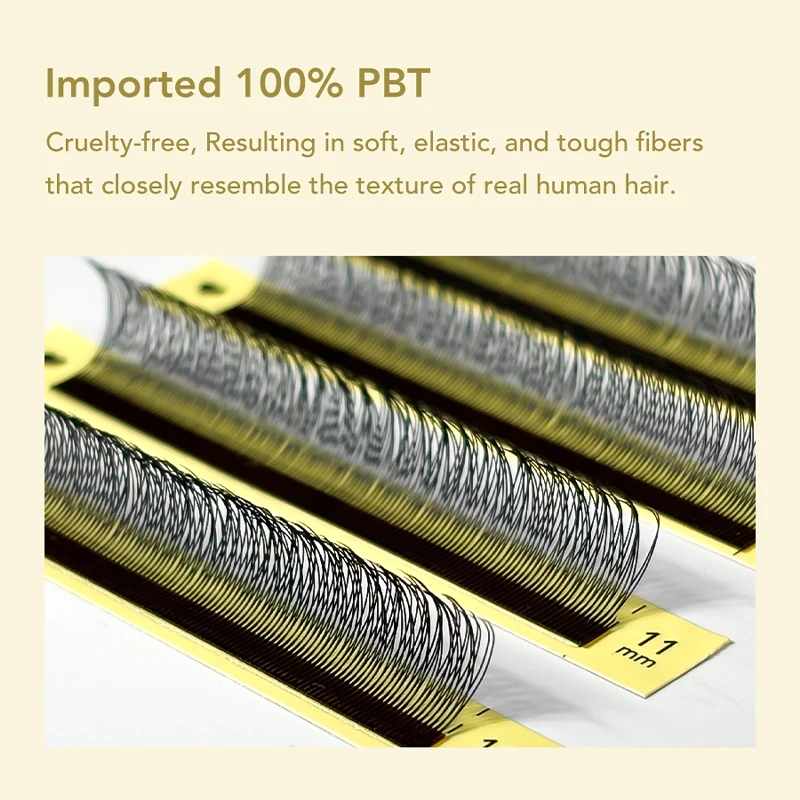 DIYDAY Single Tip 2D Y Eyelash Extension More Denser Softer False Mink Lashes Premade Fans Y Shaped Eye Lashes for Makeup Tools