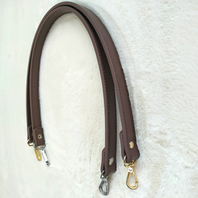 1PCS 60cm Pu Leder Tasche Griff Schulter Tasche Strap Ersatz Griff Gürtel Frauen Handtasche Goldene Silber Verschluss tasche Zubehör