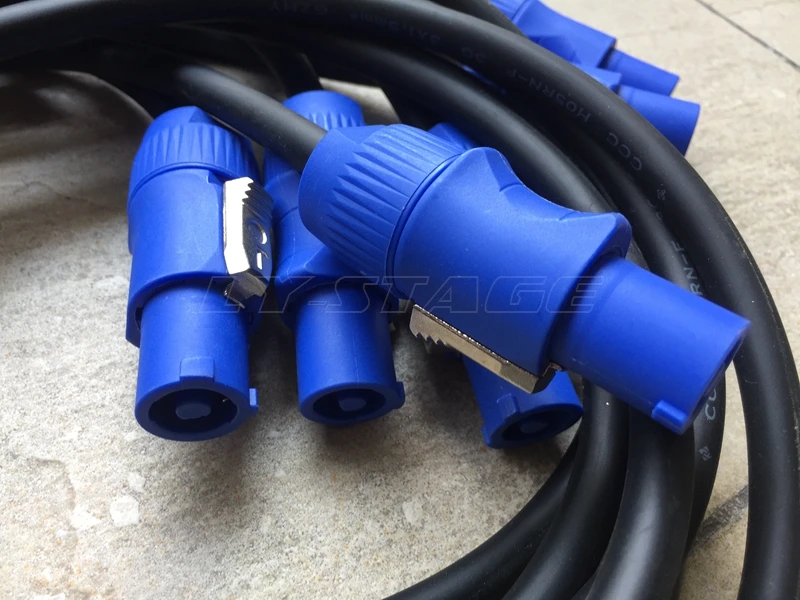 1-10M AC Power Cable for Beam Moving Head Light Beam 5R/7R Moving Head Light Extension Powercon Cable