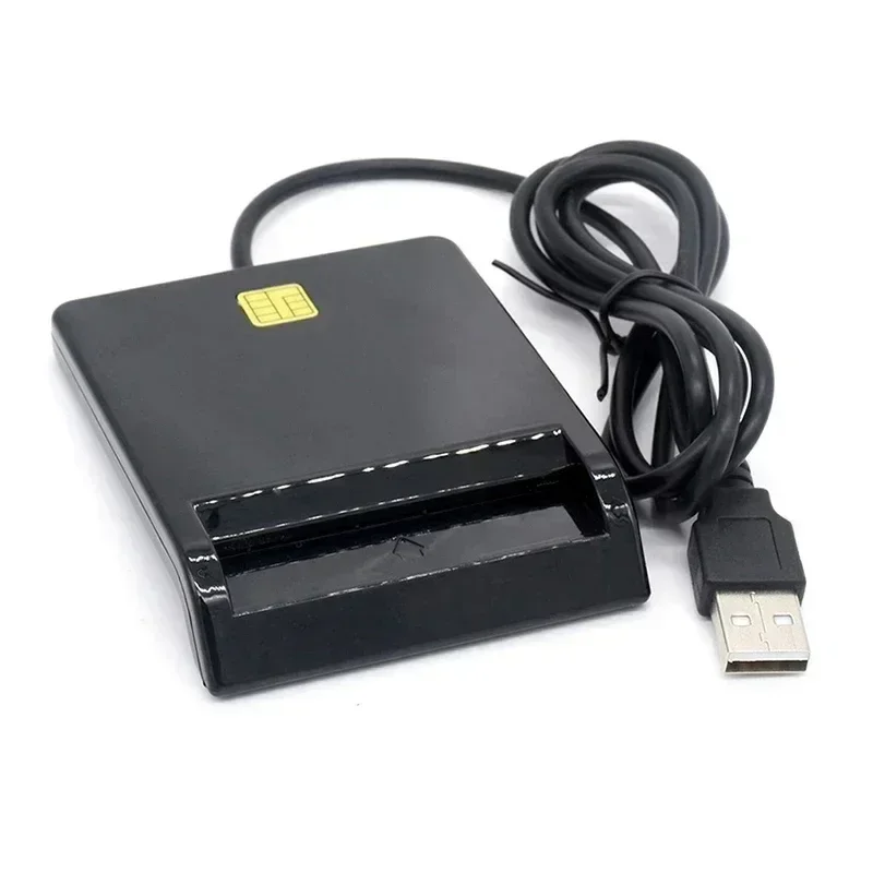 Lecteur de carte à puce USB pour carte bancaire IC/ID EMV, dispositif de lecture et d'écriture de haute qualité pour Windows 7 8 10 Linux OS USB-CCID ISO 7816, nouveau