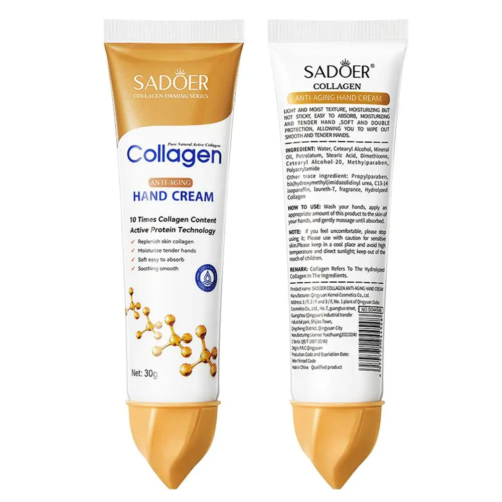 Creme hidratante para as mãos, Cuidados com a pele, Produtos de reparo rachados, Suavizar a Nutrição, Coreano, 3pcs x 30g