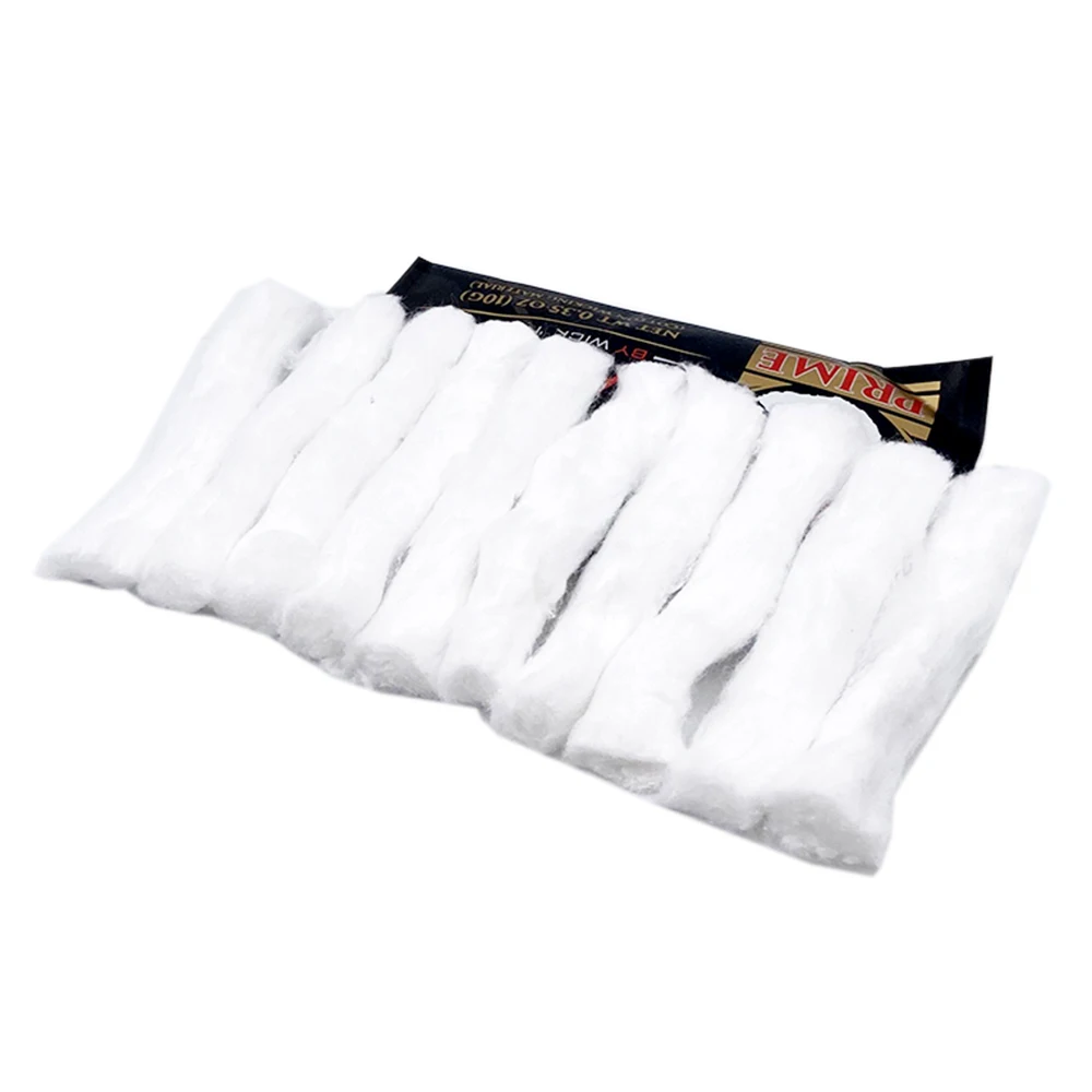 2Pack Baumwolle Bacon Prime Silber Gold Version Bacon Vape Baumwolle für ZEUS X Mesh RBA Draht DIY Werkzeug Zubehör