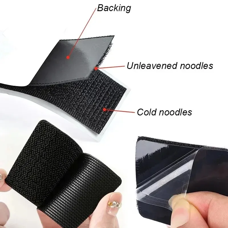 Teppichmatte Befestigungsaufkleber Universal Auto Fußpolster Unsichtbares rutschfestes Klebeband Nylon Magic Tape Auto Traceless Kleber