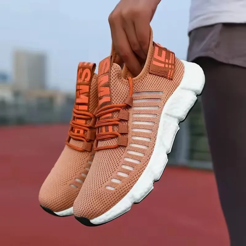 Trendige Damen-Sneaker, bequem, atmungsaktives Mesh, lässige Schnürschuhe, Outdoor-Jogging, Leichtathletik, leichte Tennisschuhe