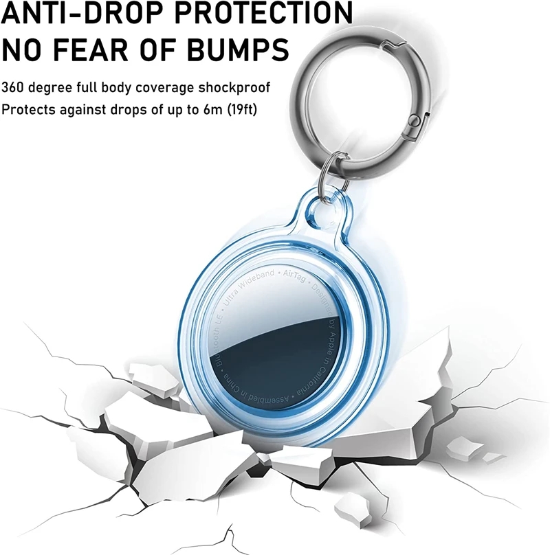 Caso macio titular para apple airtagw aterproof anti-perdido chaveiro titular etiqueta de ar capa protetora completa cão gato coleira para animais de estimação