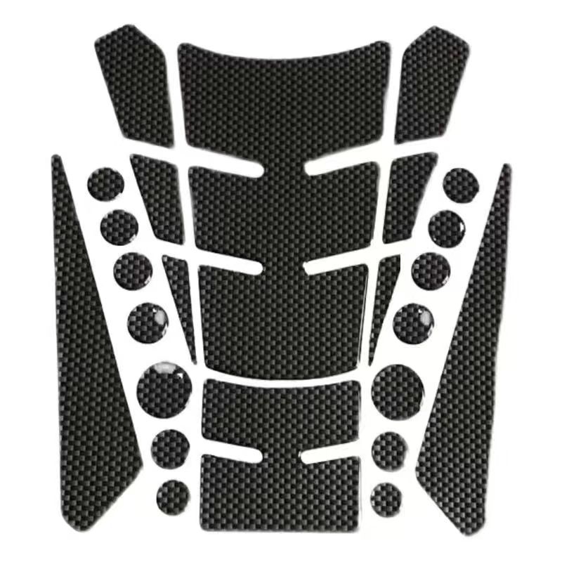 Adesivo universal para tanque de combustível de motocicleta, tapete de osso de peixe, protetor de tanque de óleo e gás, decoração de decalque para motocicleta