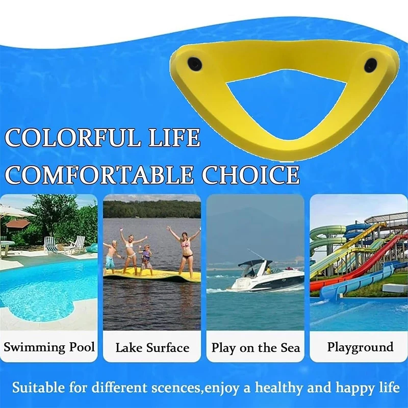 Water Recliner, Float-N-Fold Water Chair, 3 in 1 Foldable Non Inflatable Foam Floating Lounger Chair, Swimming Accessories 2025