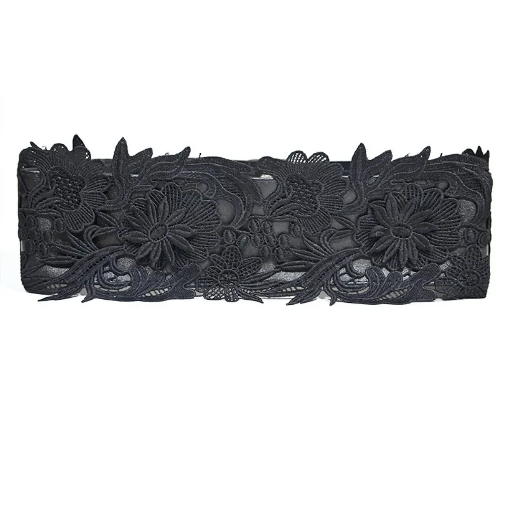 Cinturones anchos con banda boho para mujer con cinturón Obi envolvente de encaje