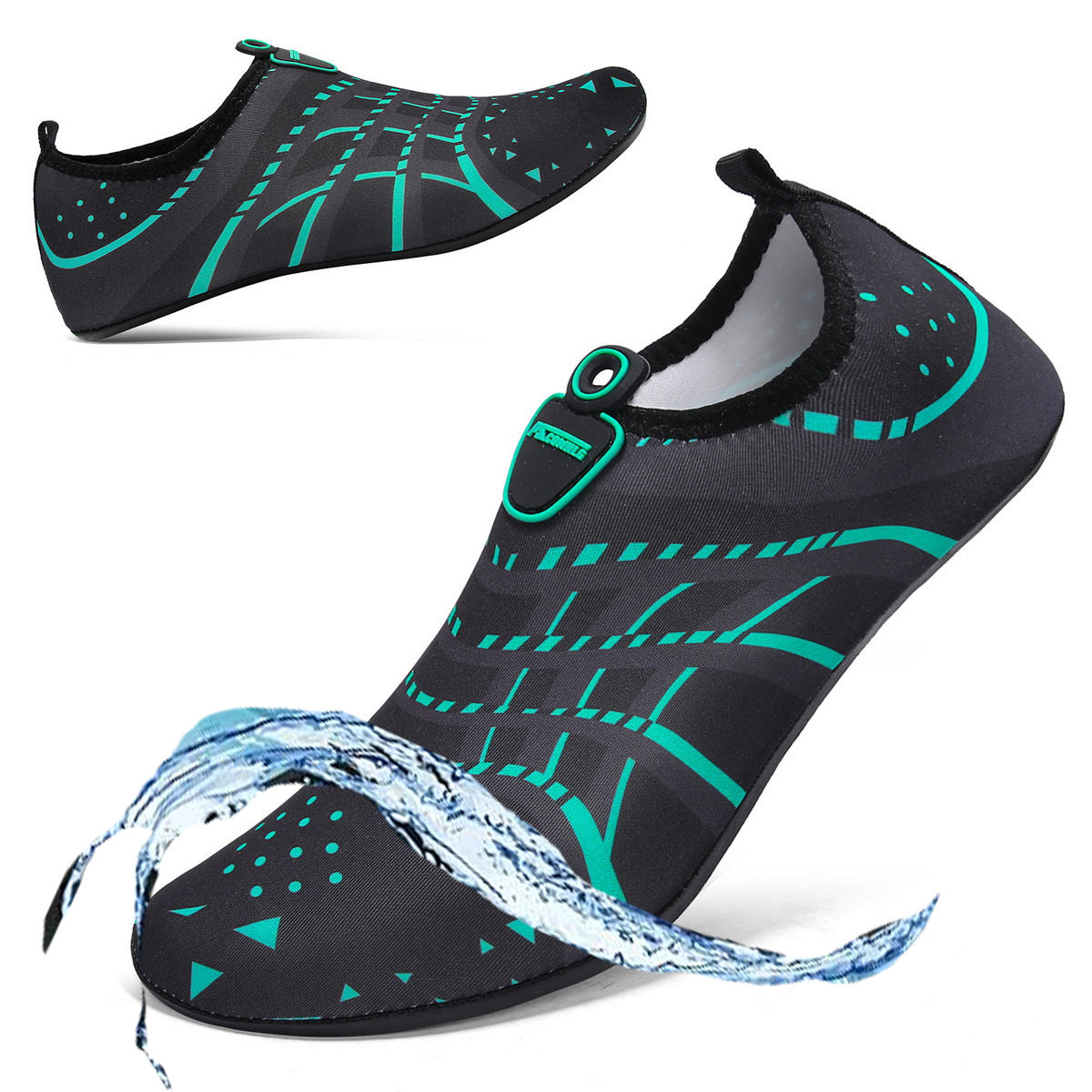 Watersportschoenen Barefoot sneldrogende Aqua Yoga sokken instapper voor heren dames