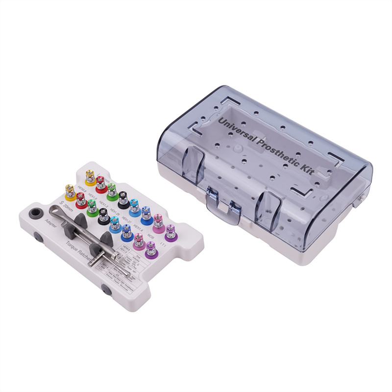 Tandheelkundig Implantaat Momentsleutel Ratelschroevendraaier Reparatie Tools Wrench Kit Universele Prothstic Box Tandheelkunde Apparatuur