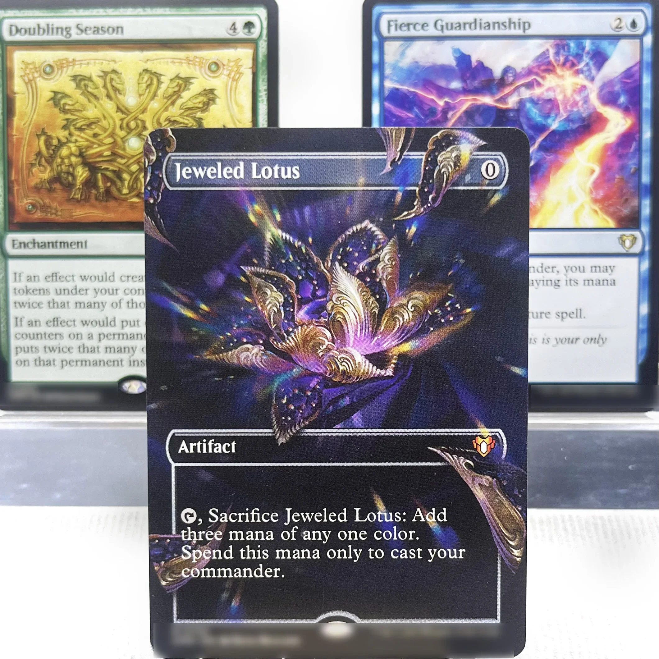 CMM CMM-I01Tcg карты прокси волшебные драгоценные камни лотоса Doubling Season Fierce Guardianship The Great Henge Deflecting Swat сбор