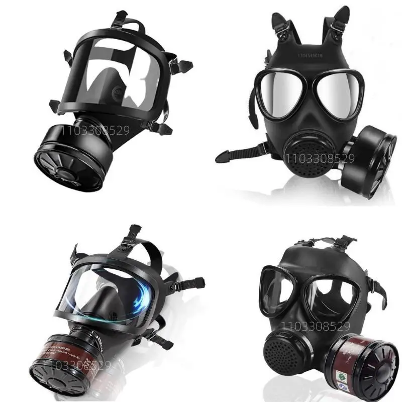 New MF14/87 Respirator, Full Face Gas Mask with Activated Carbon Filter for Vapour, Chemical, Nuclear Contamination Protection