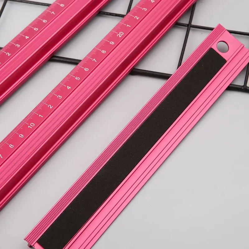 Professional Aluminum Alloy Straight Ruler Protective Scale  Measuring Engineers