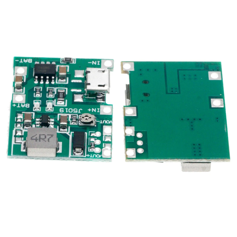 10 Chiếc Lithium Li-ion 18650 3.7V 4.2V Pin Sạc Ban DC-DC Bước Lên Tăng Cường Module